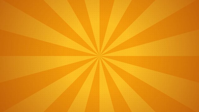 Abstract sunburst background with vibrant orange and yellow radiating rays