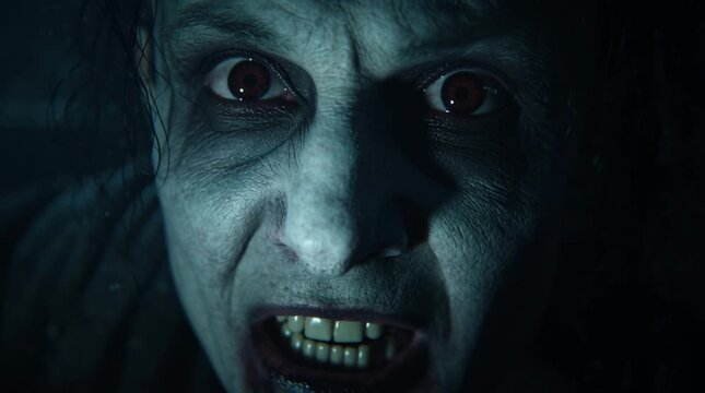 Pale vampire for Halloween