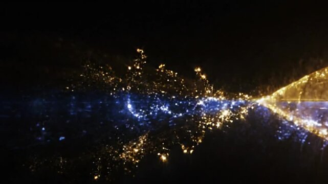 luxury laser glow sweep featuring thin elegant light beams moving smoothly with reflective shimmer and subtle lens bloom