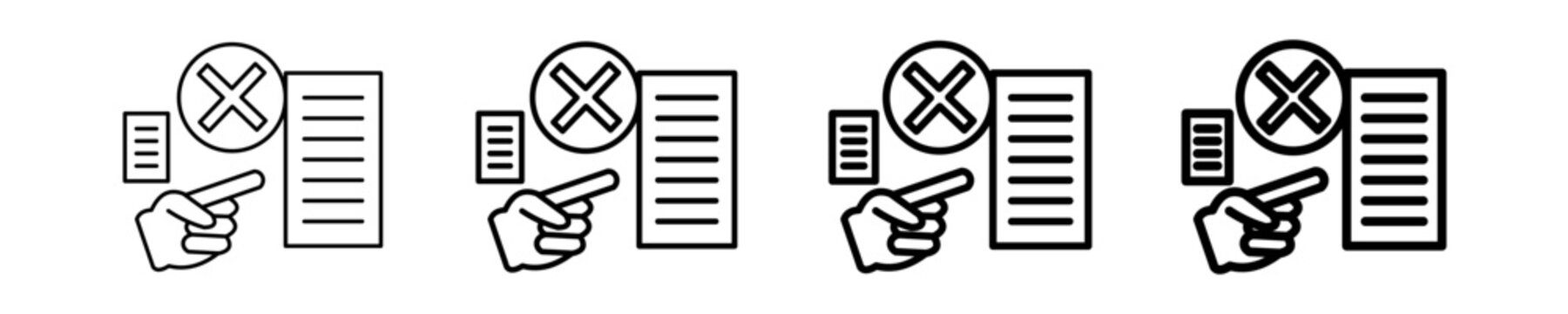  Paperless System   Icon Set Different Stlye Collection  
