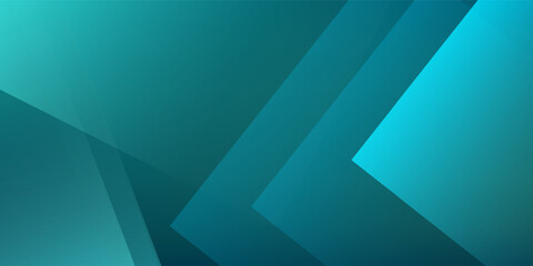 Obraz premium Abstract dark green geometric shape background. Dynamic shapes composition. Fit for presentation design. wallpapers eps10