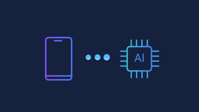 Animated motion graphics showing a security shield with a padlock icon connecting to a computer monitor icon. Concept of secure workstation access and cybersecurity data protection
