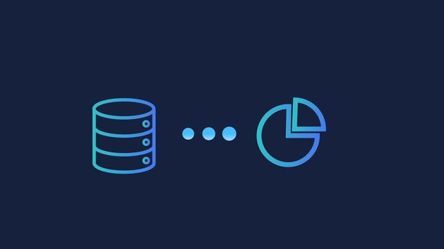 Animated motion graphics showing a security shield with a padlock icon connecting to a file folder icon. Concept of protected file management, data privacy, and secure archives