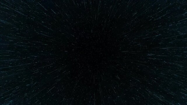 Starfield Warp Speed Motion Blur Space Background