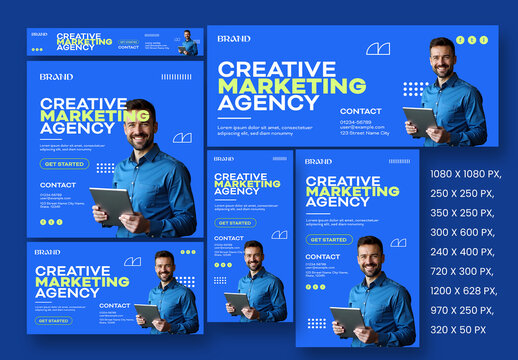 Business Web Banner Ads Set