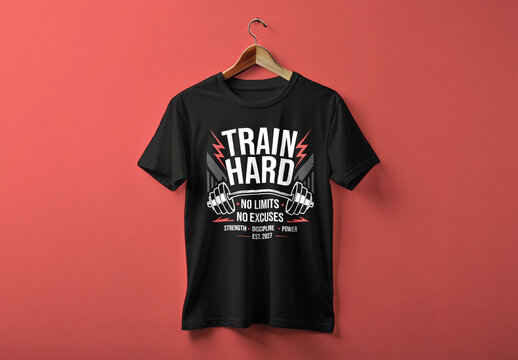 Fitness T Shirt Design Template
