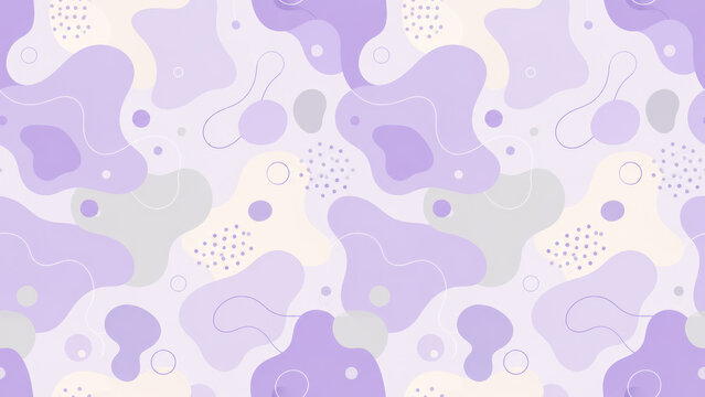Lavender Pastel Fluid Organic Seamless Pattern Background