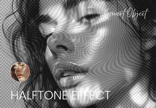Retro Halftone Photo Effect