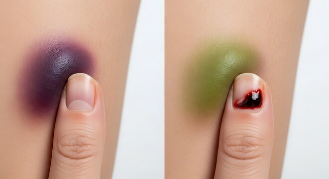 Finger prick blood test comparison.