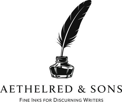 Feather quill pen rests in an inkwell to represent traditional writing and classic documentation.