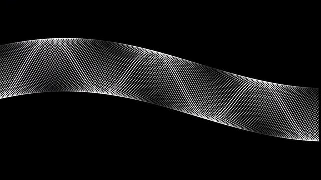 Spiral Tube Line Overlay Animation