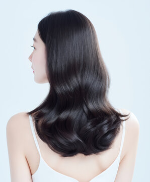 日本人, 女性, 10代, 20代, 後ろ姿, ヘアケア, 美肌, 黒髪, ロングヘア, 白背景, スキンケア, 背中, 振り返る, 透明感, 清潔感, 爽やか, ポートレート, キャミソール, 白, 輝き, 素肌, 美容, ナチュラル, 健康的, ライフスタイル, 1人, 切り抜き, コピースペース, 広告素材, 基礎化粧品, 若い, z世代, 清楚, 髪, ツヤ髪, サロン, 美容室, ボディ