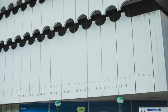 The Phyllis and William Mack Pavilion of Lenox Health Greenwich Village, part of the Northwell Health network, in Greenwich Village, New York, New York, USA, May 14, 2026.