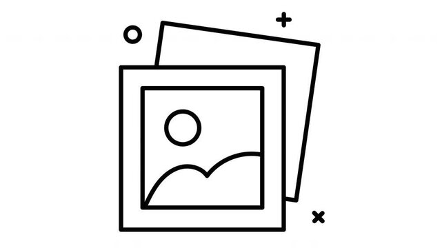 Abstract Geometric Shapes and Images Iconography.