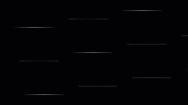 Minimalist abstract background with thin white horizontal lines on black