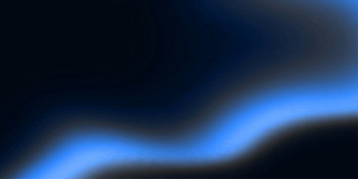Abstract blue background featuring dark space and vibrant rays of light with flowing digital wave lines in a motion loop illustration