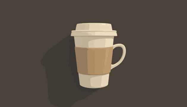 vector illustration of a cup