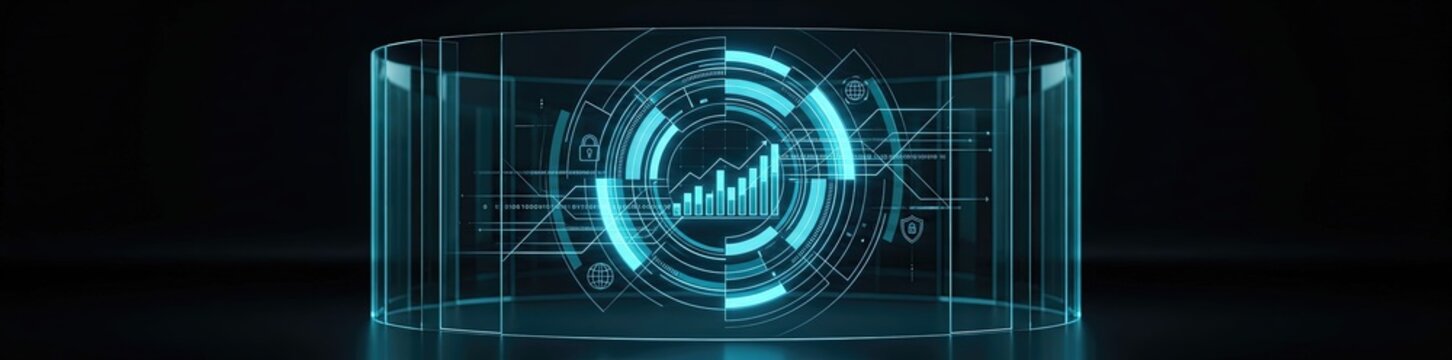 Data visualization action technology environment digital content interactive viewpoint futuristic concept for enhanced analysis and decision-making