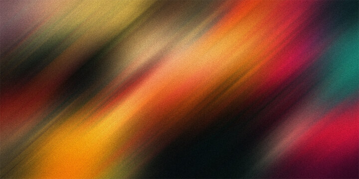 Abstract image featuring dynamic diagonal streaks of vibrant colors against a dark, textured background.