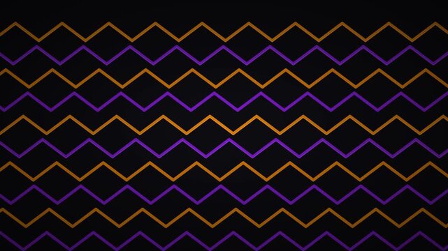dynamic zigzag line pattern bright colorful background