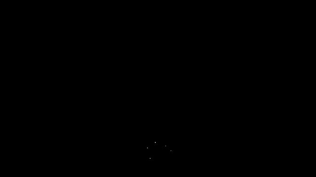 dynamic energy bolt lightning strike on black screen