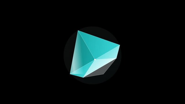 diamond gem 3d emoji with rotating crystal shimmer
