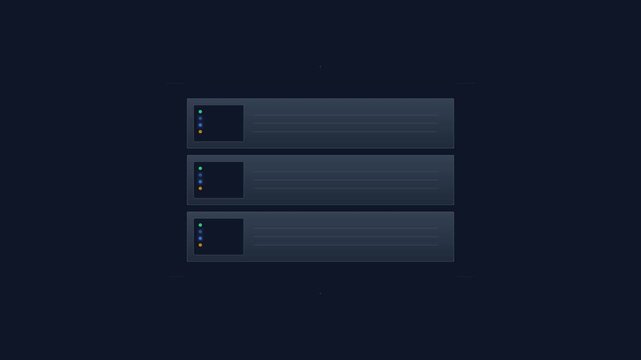 database server storage information center digital tech animation