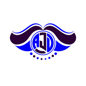 AJD letter logo creative design. AJD unique design