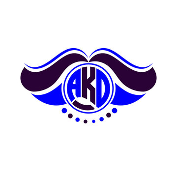 AKO letter logo creative design. AKO unique design