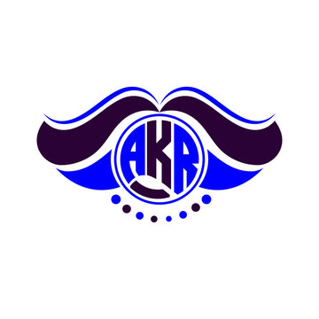 AKR letter logo creative design. AKR unique design