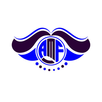 AMF letter logo creative design. AMF unique design