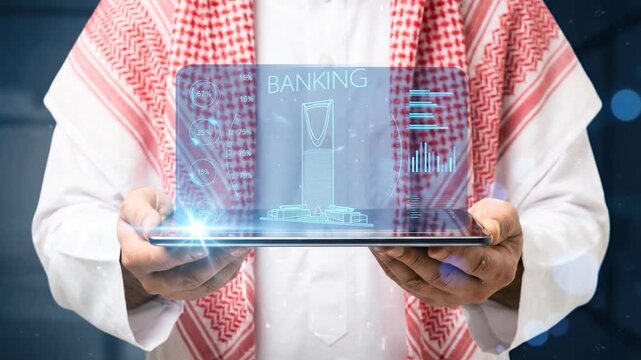 Real Estate Business and Property Investment in UAE, Saudi Arabia, Qatar, Bahrain and Kuwait, Arab Men and Women, Organization, Institute, Housing Finance, Smart Property and Home Ownership Concept
