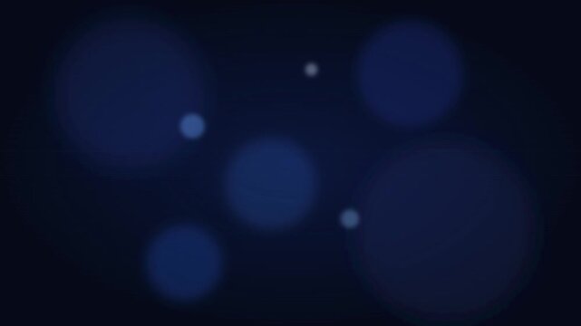 Corporate Blue Bokeh Lights For Financial Reports