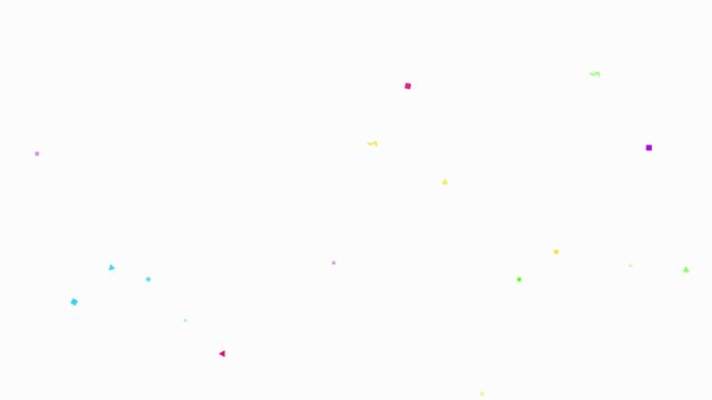 confetti drift pattern bright modern svg animation
