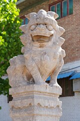 Obraz premium Guojiazhuang Qiu Family Stone Archway and Stele Pavilion, Wenxi County, Yuncheng City, Shanxi Province, China