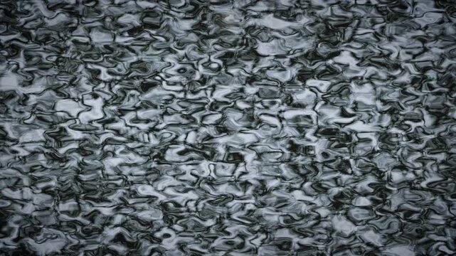 Pearl White Silver Abstract Liquid Flow Seamless Loop 4K Motion Background