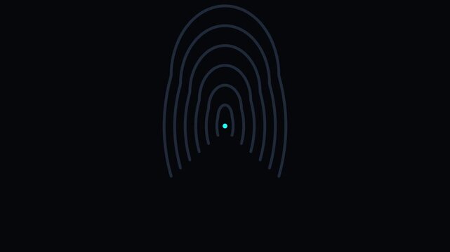 biometric fingerprint scan security access authentication digital motion