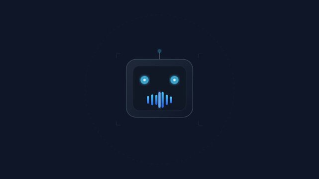 artificial intelligence chatbot digital virtual assistant animation