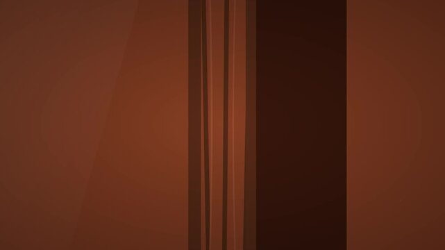 abstract sequoia tree thickening trunk on burnt sienna