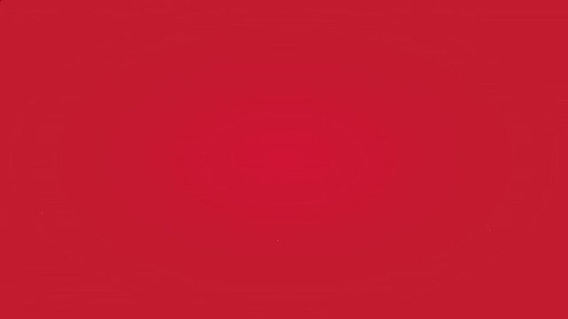 abstract rowan tree swaying on vibrant red background