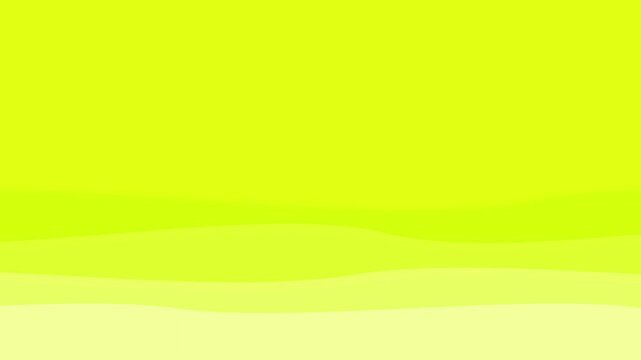 abstract layered wave shadows on bright lime background