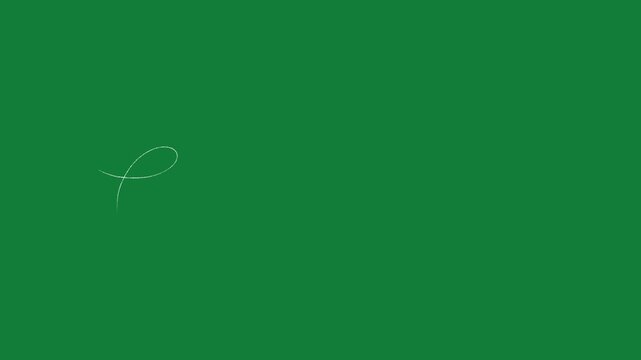 vector white lines wind effect on green screen, UI motion graphics. alpha adjustment layer, smooth animated line filter, 2d animation