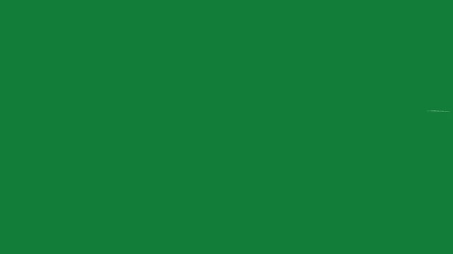 vector white lines wind effect on green screen, UI motion graphics. alpha adjustment layer, smooth animated line filter, 2d animation