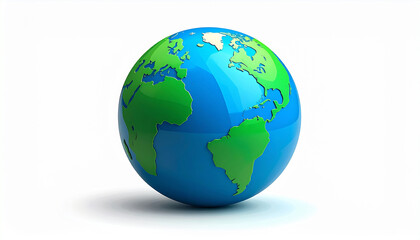 Fototapeta premium Globe illustration on white background
