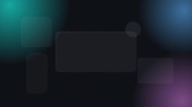 abstract glassmorphism floating panels colorful background
