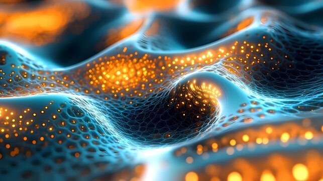 Quantum Foam Microstructure​ poster background