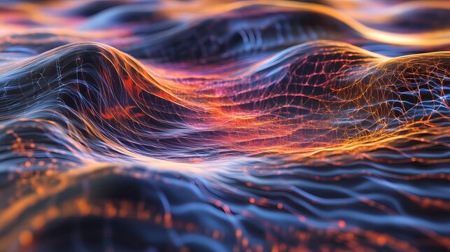 Quantum Foam Microstructure​ poster background