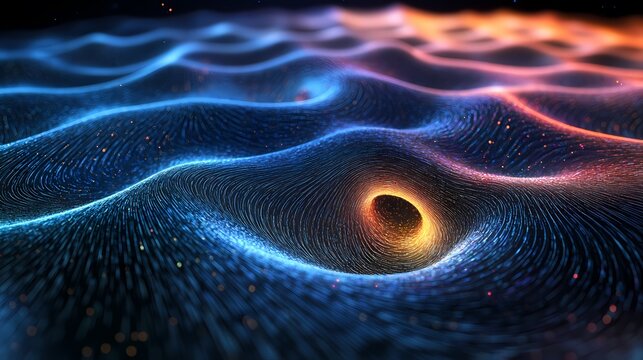 Quantum Foam Microstructure​ poster background