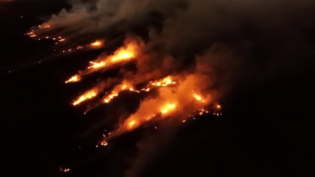Climate change, Agriculture burning release carbon night time