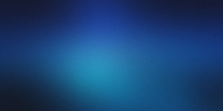 Abstract gradient background with blue grainy effect. Blurred texture with digital noise. 3D rendering